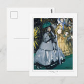 Carte Postale Édouard Manet #8 - Beaux-arts (Devant / Derrière)