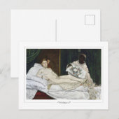 Carte Postale Édouard Manet #98 - Beaux Arts (Devant / Derrière)