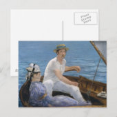 Carte Postale Edouard Manet - Bateau (Devant / Derrière)