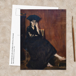Carte Postale Edouard Manet - Berthe Morisot avec un éventail
