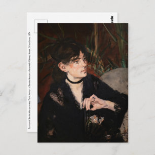 Carte Postale Edouard Manet - Berthe Morisot avec un ventilateur