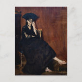 Carte Postale Edouard Manet - Berthe Morisot avec ventilateur (Devant)