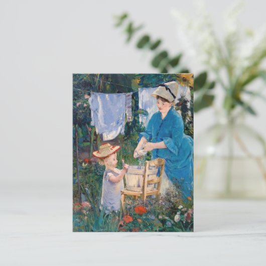 Carte Postale Edouard Manet - Blanchisserie (Debout devant)