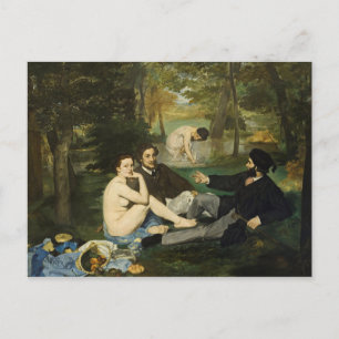 Carte Postale Edouard Manet - Déjeuner Sur L'Herbe