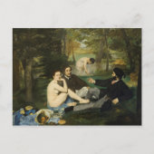 Carte Postale Edouard Manet - Déjeuner Sur L'Herbe (Devant)