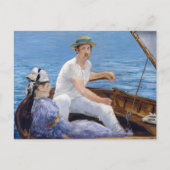 Carte Postale Edouard Manet - En bateau (Devant)