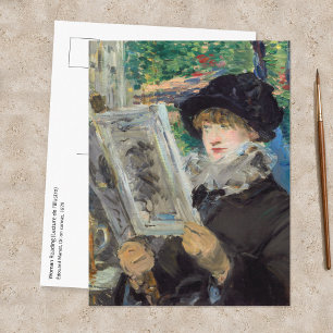 Carte Postale Edouard Manet - Femme lisant