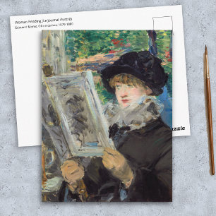 Carte Postale Edouard Manet - Femme lisant