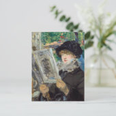 Carte Postale Edouard Manet - Femme lisant (Debout devant)