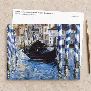 Carte Postale Edouard Manet - Grand Canal, Venise