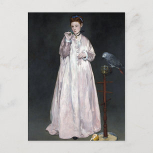 Carte Postale Édouard Manet Jeune Dame en 1866