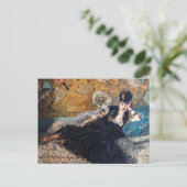 Carte Postale Edouard Manet - Lady avec fans (Debout devant)