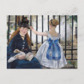 Carte Postale Edouard Manet - Le Chemin de Fer (Devant)