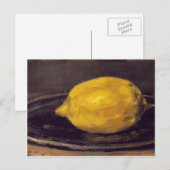 Carte Postale Edouard Manet - Le citron (Devant / Derrière)