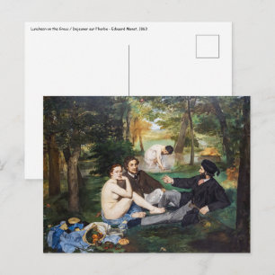 Carte Postale Edouard Manet - Le déjeuner sur l'herbe