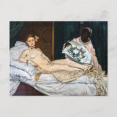 Carte Postale Edouard Manet - Olympia (Devant)