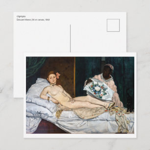 Carte Postale Edouard Manet - Olympia