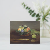 Carte Postale Edouard Manet - Panier de fruits (Debout devant)