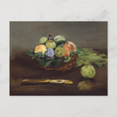 Carte Postale Edouard Manet - Panier de fruits (Devant)