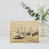 Carte Postale Edouard Manet | Plage, Marée basse (Debout devant)