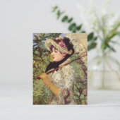 Carte Postale Edouard Manet Spring Impressionniste Portrait (Debout devant)