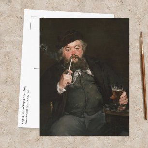 Carte Postale Edouard Manet - Un bon verre de bière / Le bon boc