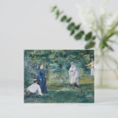 Carte Postale Edouard Manet - Un jeu de Croquet (Debout devant)