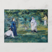 Carte Postale Edouard Manet - Une partie de croquet (Devant)