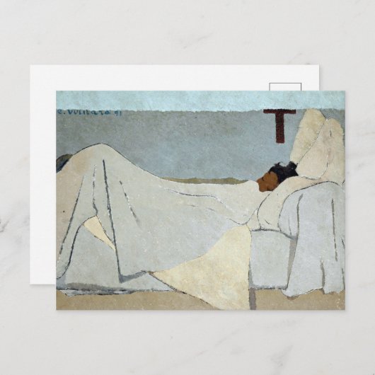 Carte Postale Edouard Vuillard En Lit (Devant / Derrière)