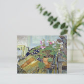 Carte Postale Edouard Vuillard Le Pot de fleurs (Pot de fleurs) (Debout devant)