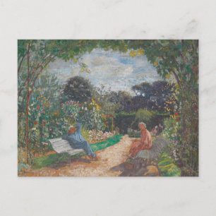 Carte Postale Édouard Vuillard Matin dans le jardin, Clos Cezan