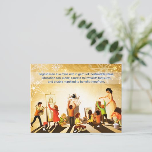 Carte Postale Éducation (Debout devant)