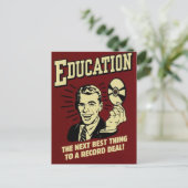 Carte Postale Éducation (Debout devant)