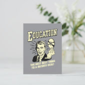 Carte Postale Éducation : Meilleur dossier (Debout devant)
