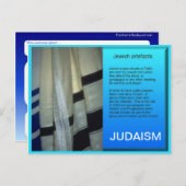 Carte Postale Éducation, Religion, Judaïsme, Artifacts juifs (Devant / Derrière)