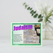 Carte Postale Éducation, Religion, Judaïsme, Mémorial de l'Holoc (Debout devant)