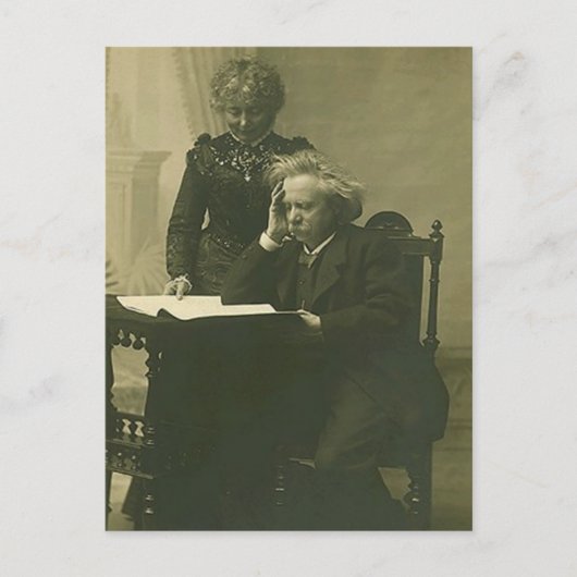 Carte postale Edvard Grieg & Nina Hagerup Circa 19 (Devant)