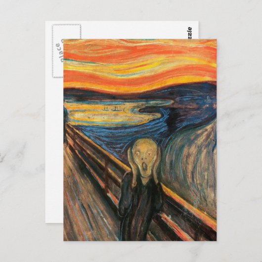 Carte Postale Edvard Munch (Devant / Derrière)
