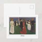 Carte Postale Edvard Munch #193-3 - Beaux-arts (Devant / Derrière)