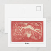 Carte Postale Edvard Munch #258-2 - Beaux-arts (Devant / Derrière)