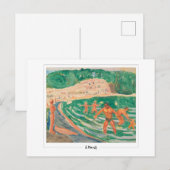 Carte Postale Edvard Munch #412-3 - Beaux-arts (Devant / Derrière)