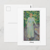 Carte Postale Edvard Munch #586 - Beaux-arts (Devant / Derrière)