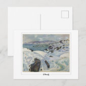 Carte Postale Edvard Munch #614-3 - Beaux-Arts (Devant / Derrière)