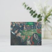 Carte Postale Edvard Munch - À la table de roulette (Debout devant)