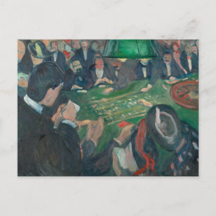 Carte Postale Edvard Munch - À la table de roulette