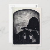 Carte Postale Edvard Munch Attraction I (Devant / Derrière)