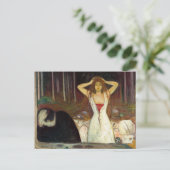 Carte Postale Edvard Munch - Cendres (Debout devant)