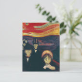 Carte Postale Edvard Munch Classic Painting, Anxiété (1894) (Debout devant)