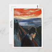 Carte Postale Edvard Munch Despair (Devant / Derrière)