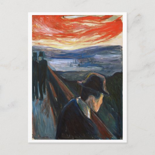 Carte Postale Edvard Munch Despair (Devant)